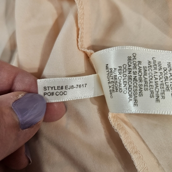 New Eliza J Pink Floral Ruffle High Low Maxi Faux Wrap Dress - Picture 8 of 9